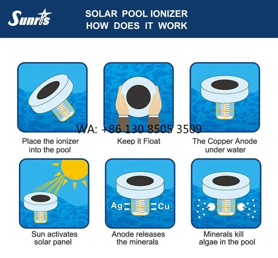 New Style Portable Solar Pool Floating Ionizer Energy-Saving Water Purifier for Outdoor Use on Sale
New Style Portable Solar Pool Floating Ionizer Energy-Saving Water Purifier for Outdoor Use on Sale