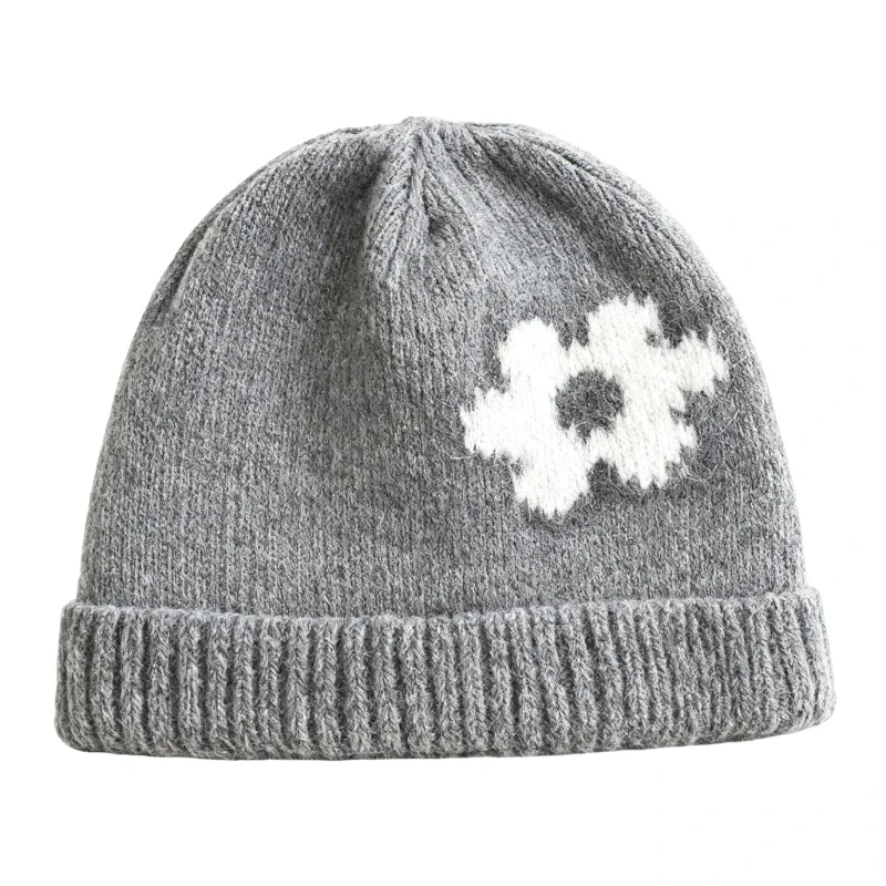 Practical Cold Weather Hat With Floral Embellishments Full Head Coverage Soft Polyester Knit For Family Use
Practical Cold Weather Hat With Floral Embellishments Full Head Coverage Soft Polyester Knit For Family Use