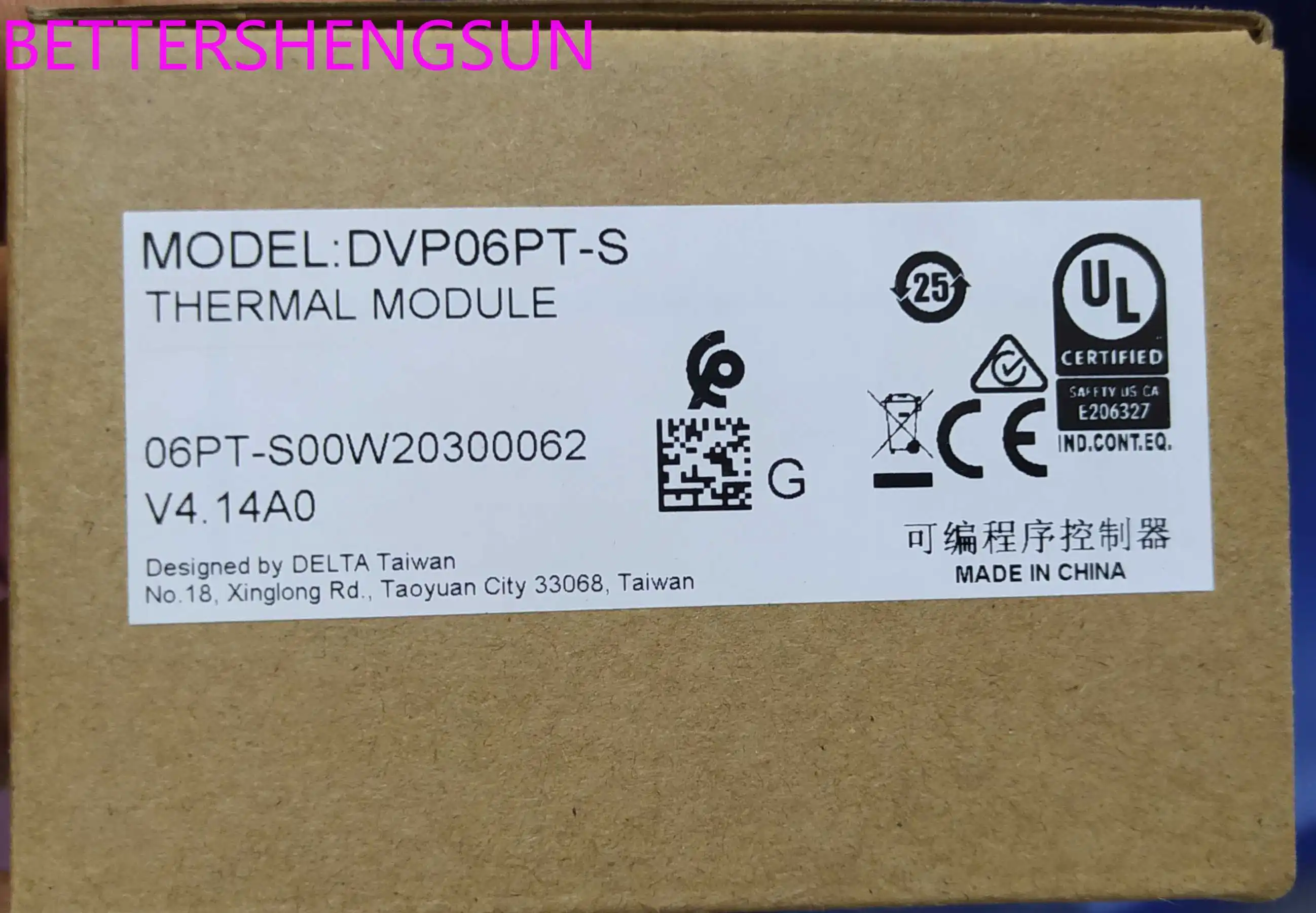 DVP06PT-S brand new original genuine programmable controller expansion module
DVP06PT-S brand new original genuine programmable controller expansion module