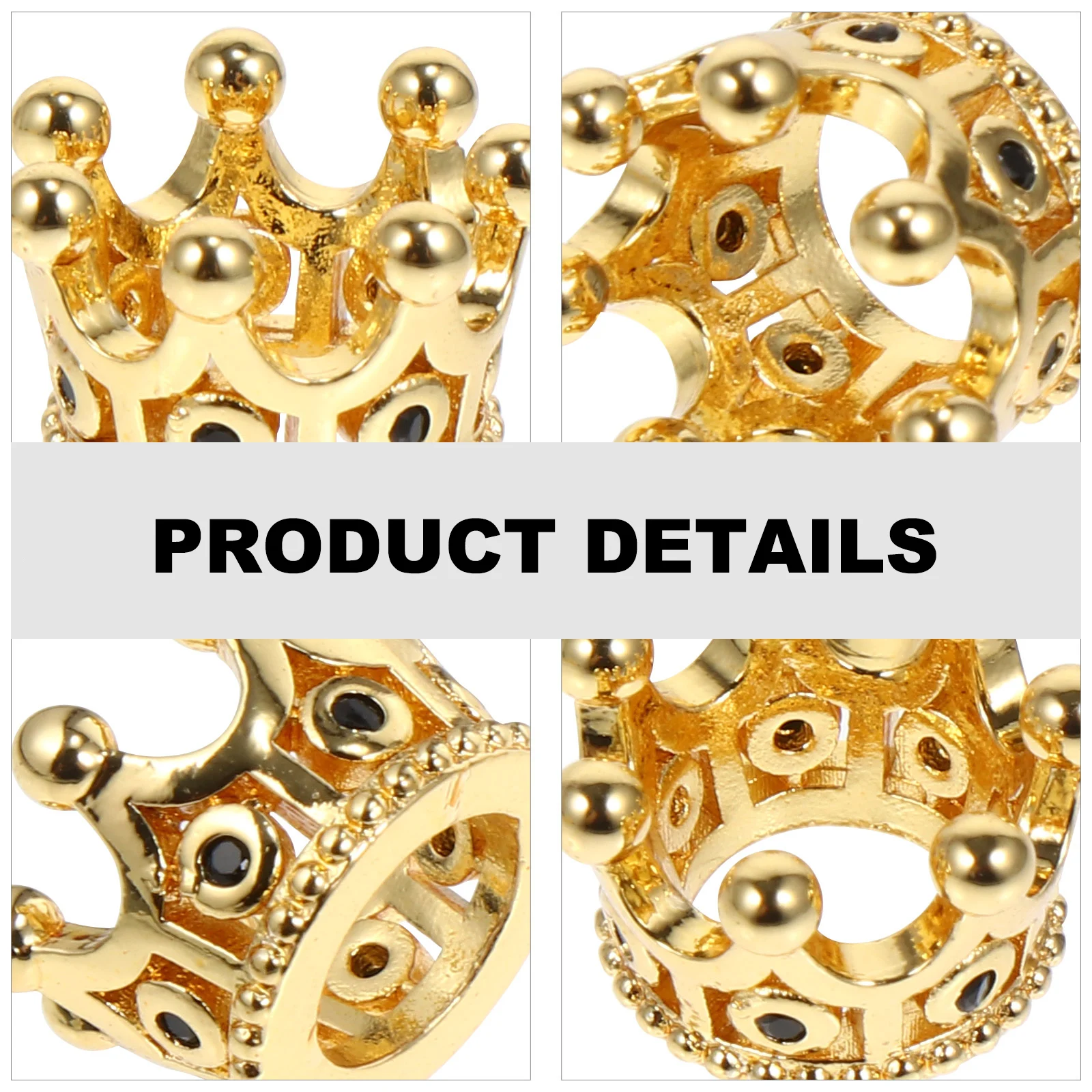 20 pcs Mini Crown Jewelry Pendants DIY Craft Zircon Adornments Golden Decorative Ornaments for Christmas Birthday Gifts Kids
20 pcs Mini Crown Jewelry Pendants DIY Craft Zircon Adornments Golden Decorative Ornaments for Christmas Birthday Gifts Kids