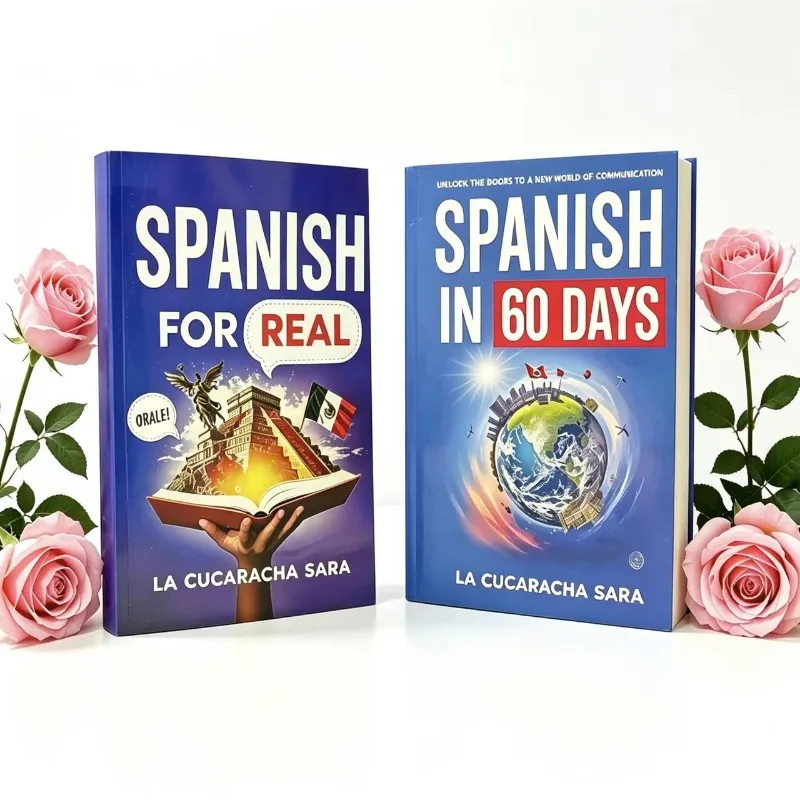 Spanish in 60 Days LA CUCARACHA SARA Paperback Book, Fast‑Learn Spanish Language Learning Book for Adult Beginners
Spanish in 60 Days LA CUCARACHA SARA Paperback Book, Fast‑Learn Spanish Language Learning Book for Adult Beginners