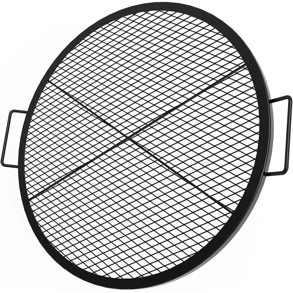 Durable Round BBQ Grill Grates with Support for Outdoor Cooking and Camping, 30 Inch
Durable Round BBQ Grill Grates with Support for Outdoor Cooking and Camping, 30 Inch