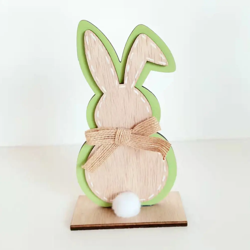 3pcs Wooden Bunny Decoration Easter Rabbit Adornment H crafted Festive Artware Desktop nament Knit Home Decor
3pcs Wooden Bunny Decoration Easter Rabbit Adornment H crafted Festive Artware Desktop nament Knit Home Decor