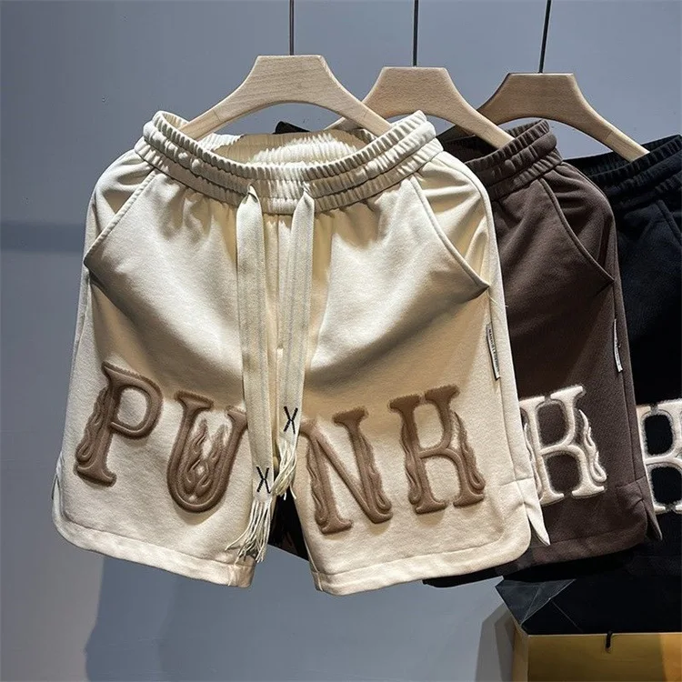 New Retro Letter Printed Sports Shorts For Boys, Summer Trendy Brand, High Street, Cool And Loose Casual Five Quarter Pants
New Retro Letter Printed Sports Shorts For Boys, Summer Trendy Brand, High Street, Cool And Loose Casual Five Quarter Pants