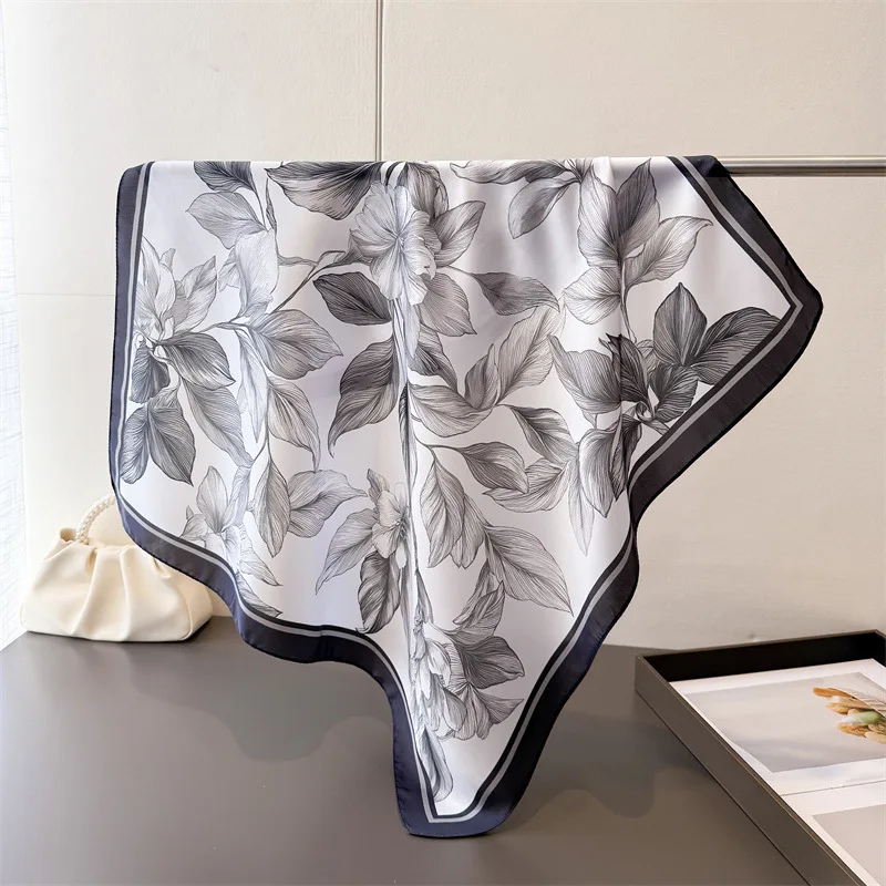 New Luxury Floral Printed Square Scarf For Women Soft Satin Silk Scarves Ladies Bandanas Hijab Neckerchief Elegant Shawl Wraps
New Luxury Floral Printed Square Scarf For Women Soft Satin Silk Scarves Ladies Bandanas Hijab Neckerchief Elegant Shawl Wraps