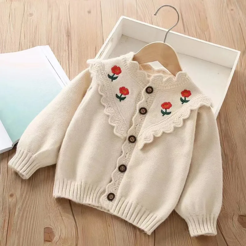 Girls Sweater Cardigan Jacket Fall Winter New Korean Children's Spring Knitting Thickened Top Round Neck Knitted Sweater
Girls Sweater Cardigan Jacket Fall Winter New Korean Children's Spring Knitting Thickened Top Round Neck Knitted Sweater