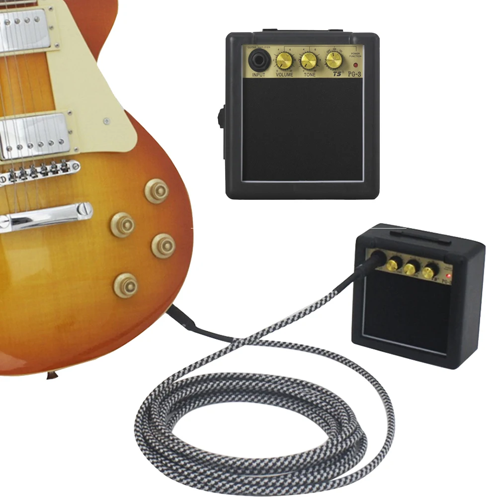PG‑3 3W Guitar Amplifier Adjustable Volume Guitar Speaker with Back Clip Low-power Consumption Acoustic Folk Guitar Amplifier
PG‑3 3W Guitar Amplifier Adjustable Volume Guitar Speaker with Back Clip Low-power Consumption Acoustic Folk Guitar Amplifier