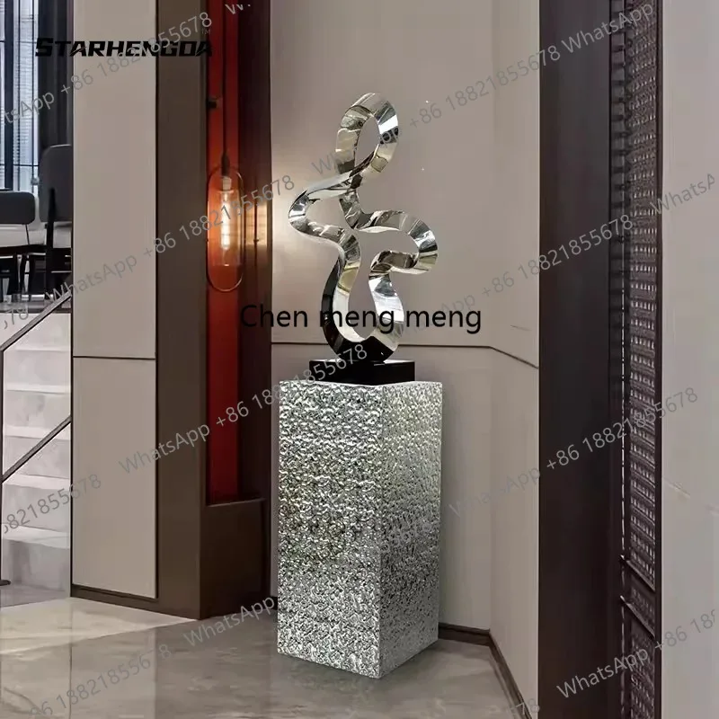 Stainless steel art sculpture ornaments for villa, hotel, office, restaurant, living room and shop sculpture decoration ornament
Stainless steel art sculpture ornaments for villa, hotel, office, restaurant, living room and shop sculpture decoration ornament