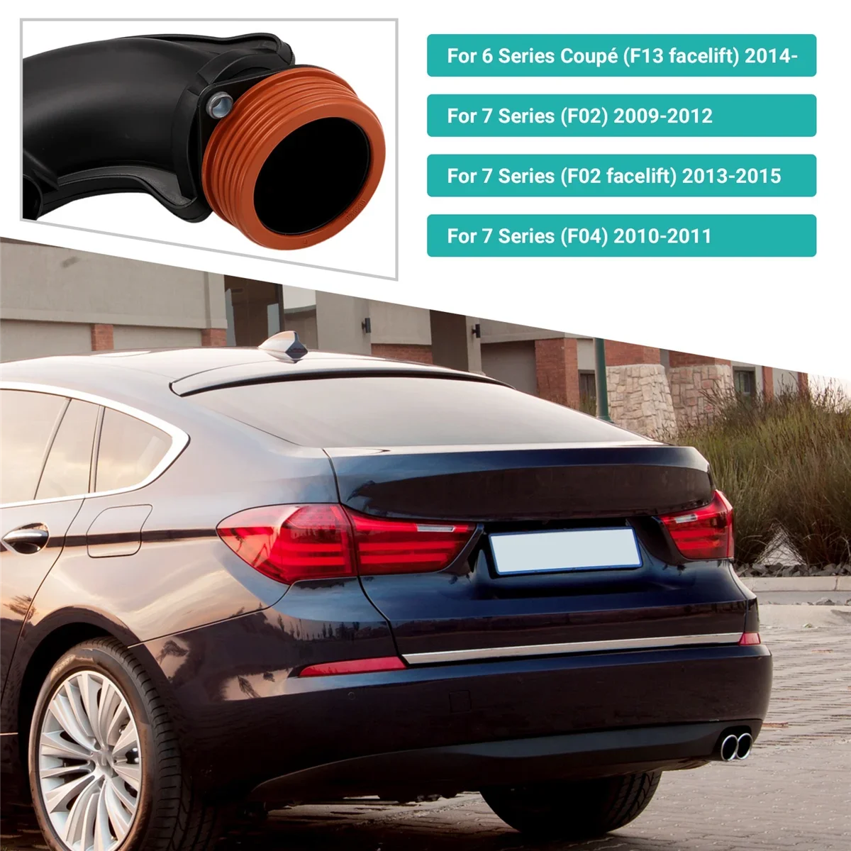 X-T Car Rear Engine Air Intake Hoses for E70 E71 F02 F06 F07 F12 13717577452 Left
X-T Car Rear Engine Air Intake Hoses for E70 E71 F02 F06 F07 F12 13717577452 Left