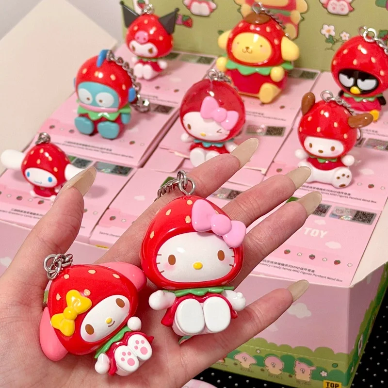 Genuine Sanrio Cute Strawberry Sugar Mini Series Pvc Blind Box Cartoon Anime Figurine Keychain Bag Pendant Collect Decor Gifts
Genuine Sanrio Cute Strawberry Sugar Mini Series Pvc Blind Box Cartoon Anime Figurine Keychain Bag Pendant Collect Decor Gifts