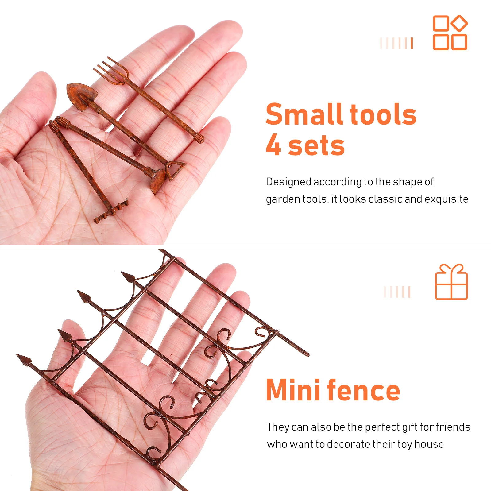5 pcs Tools Set Rustic Miniature Garden Style Landscape Decor For House Sand House Decor Table Farm Play
5 pcs Tools Set Rustic Miniature Garden Style Landscape Decor For House Sand House Decor Table Farm Play