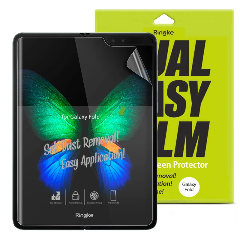 Ringke Compatible Samsung Galaxy Z Fold 1 Screen Protector Premium Full Cover Film Protective Film - Front and Inside Screen
Ringke Compatible Samsung Galaxy Z Fold 1 Screen Protector Premium Full Cover Film Protective Film - Front and Inside Screen