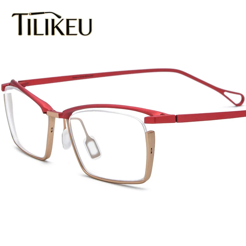 2026 New Ultra-light Pure Titanium Glasses Frame Men Luxury Unique Elastic Square Optical Prescription Eyeglasses Frame Women
2026 New Ultra-light Pure Titanium Glasses Frame Men Luxury Unique Elastic Square Optical Prescription Eyeglasses Frame Women