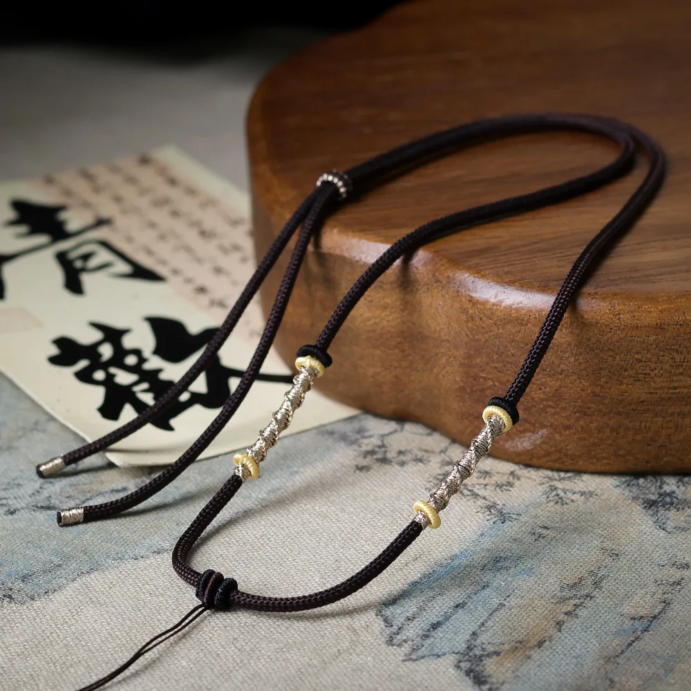 Hand-woven adjustable models of peace and good luck knot neck rope jadeite agate crystal pendant necklace rope jewellery
Hand-woven adjustable models of peace and good luck knot neck rope jadeite agate crystal pendant necklace rope jewellery