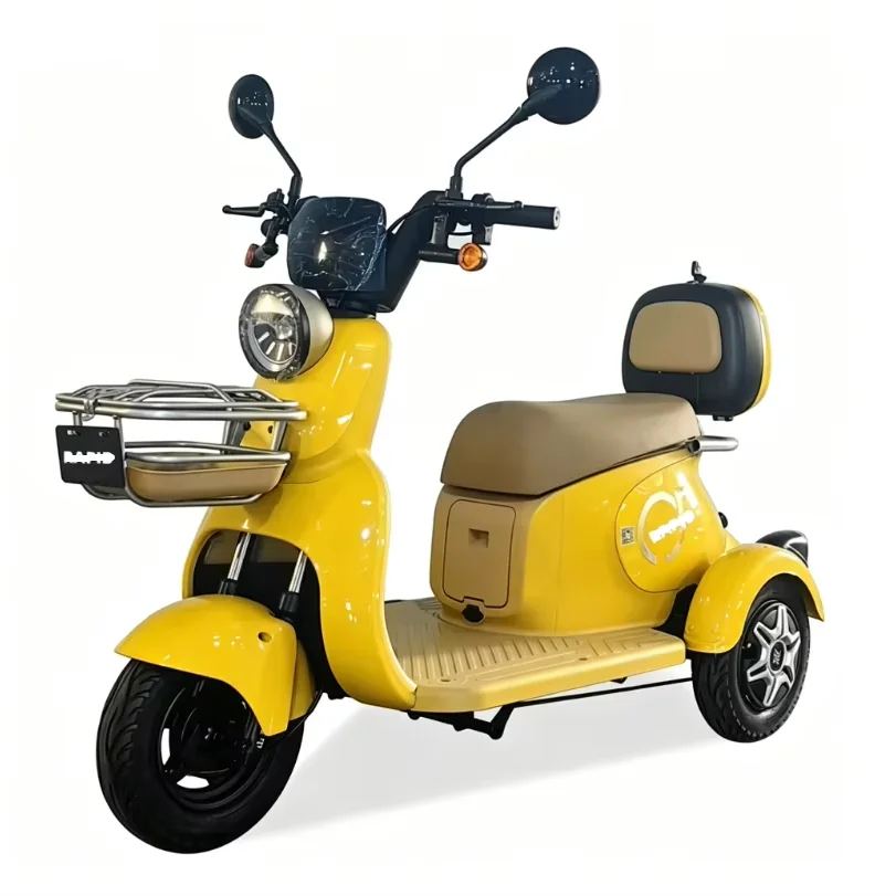 Adult Electric Tricycle 48V 1001-2000W 3 Wheel E-Scooter with Rear Basket & Backrest 50-200KM Range for Daily Commute
Adult Electric Tricycle 48V 1001-2000W 3 Wheel E-Scooter with Rear Basket & Backrest 50-200KM Range for Daily Commute