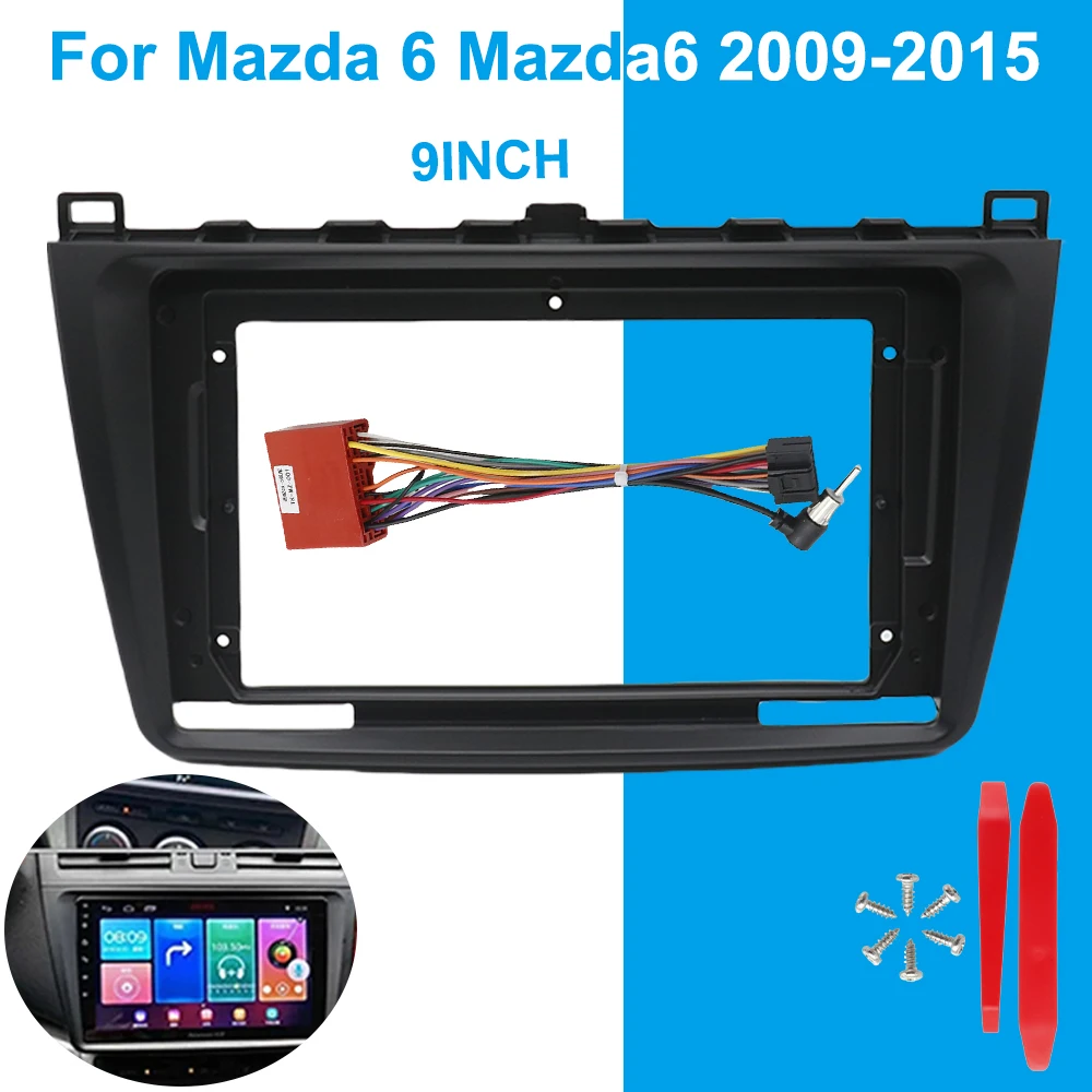For Mazda 6 Mazda6 2009-2015 9 Inch Car Frame Fascia Adapter Android Radio Dash Fitting Panel Kit
For Mazda 6 Mazda6 2009-2015 9 Inch Car Frame Fascia Adapter Android Radio Dash Fitting Panel Kit