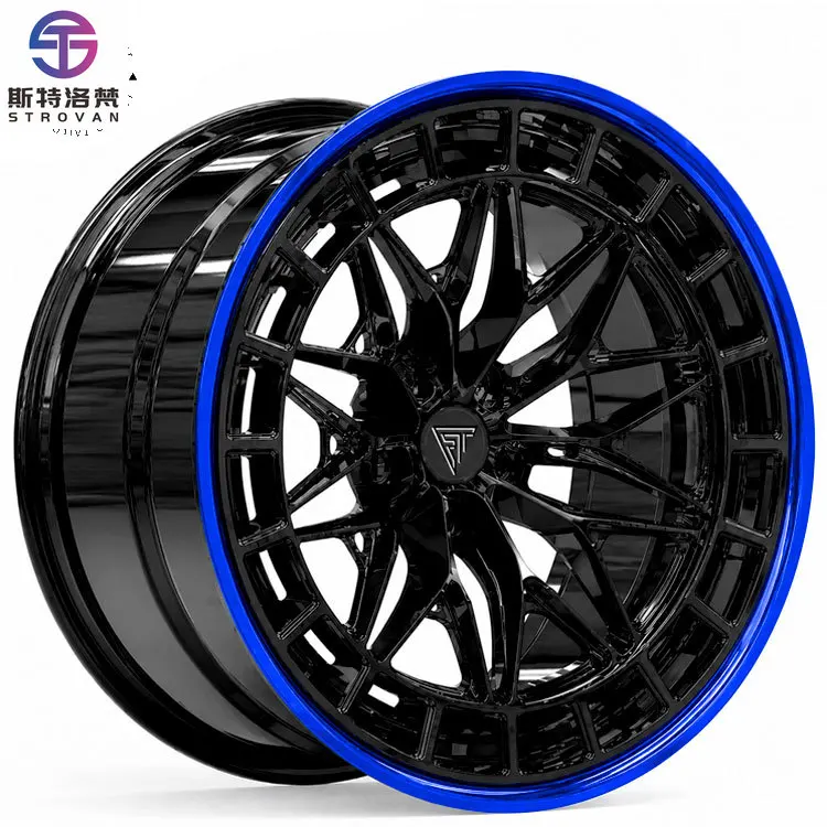 6061-T6 Aluminum Alloy Lightweight Sport Gloss Black 5x112 5x114.3 5x120 Custom Forged Wheels for Passenger Cars
6061-T6 Aluminum Alloy Lightweight Sport Gloss Black 5x112 5x114.3 5x120 Custom Forged Wheels for Passenger Cars