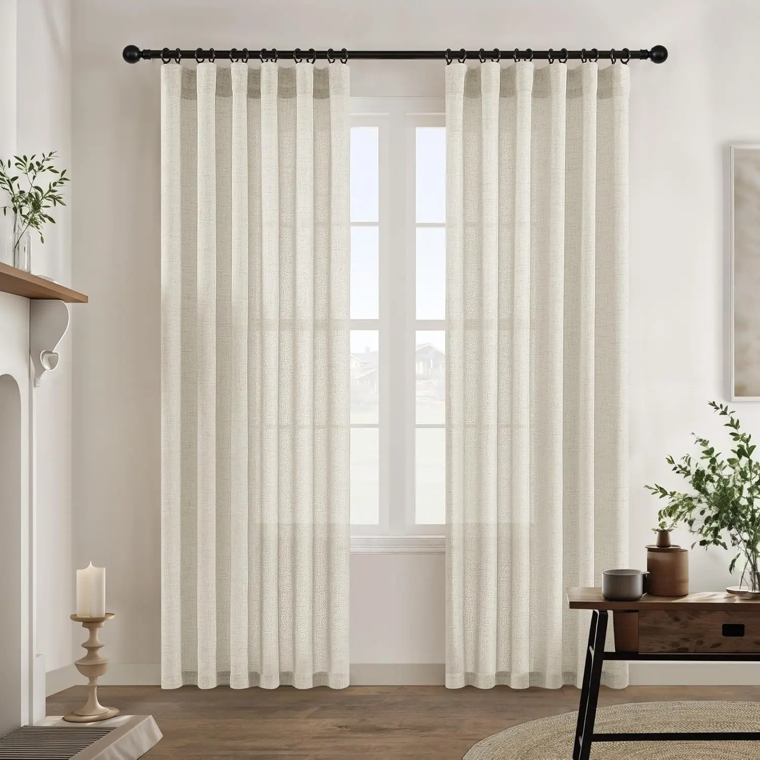 Занавеска для спальни, высокие потолочные шторы, высота 350 см, прозрачные шторы на заказ, тюль из искусственного льна, окно для гостиной
Занавеска для спальни, высокие потолочные шторы, высота 350 см, прозрачные шторы на заказ, тюль из искусственного льна, окно для гостиной