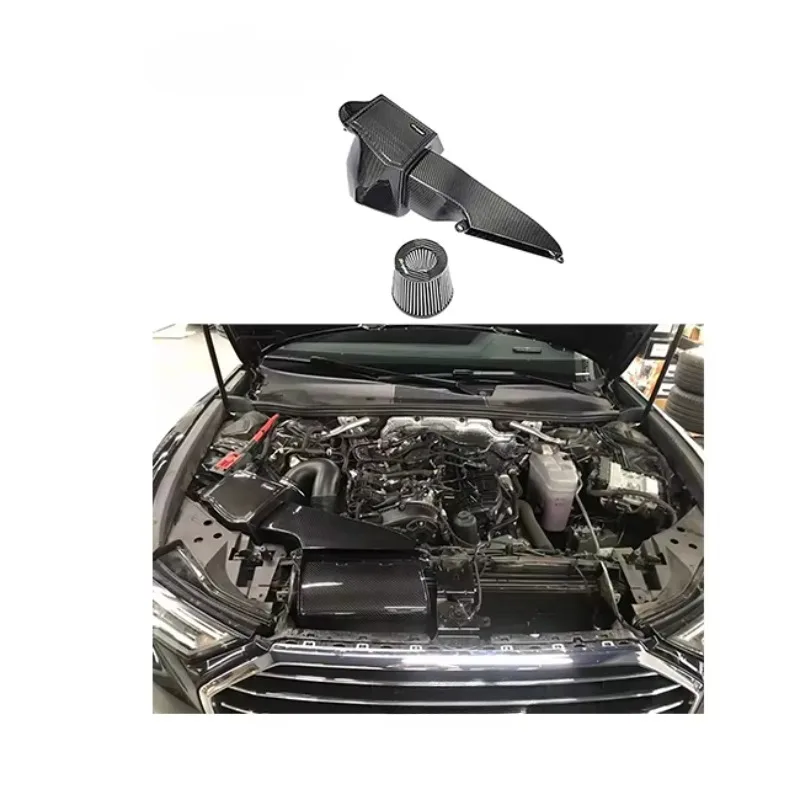 Original Design Style 100% Dry Carbon Fiber Cold Air Intake System for A6 A7 C8 2.0T 2018-UP
Original Design Style 100% Dry Carbon Fiber Cold Air Intake System for A6 A7 C8 2.0T 2018-UP