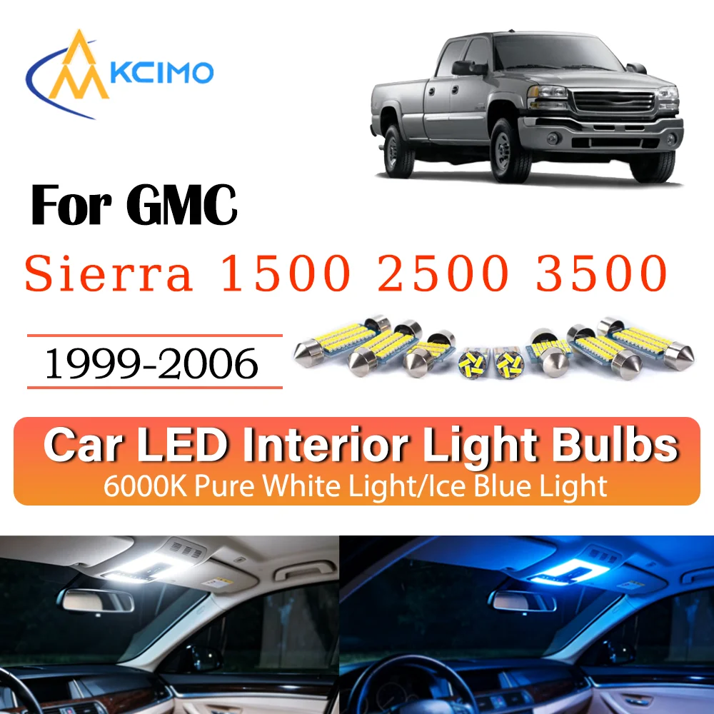 High Quality LED Interior Lights For GMC Sierra 1500 2500 3500 1999-2006 Two Colors Choice Super Bright Easy Install Decor
High Quality LED Interior Lights For GMC Sierra 1500 2500 3500 1999-2006 Two Colors Choice Super Bright Easy Install Decor