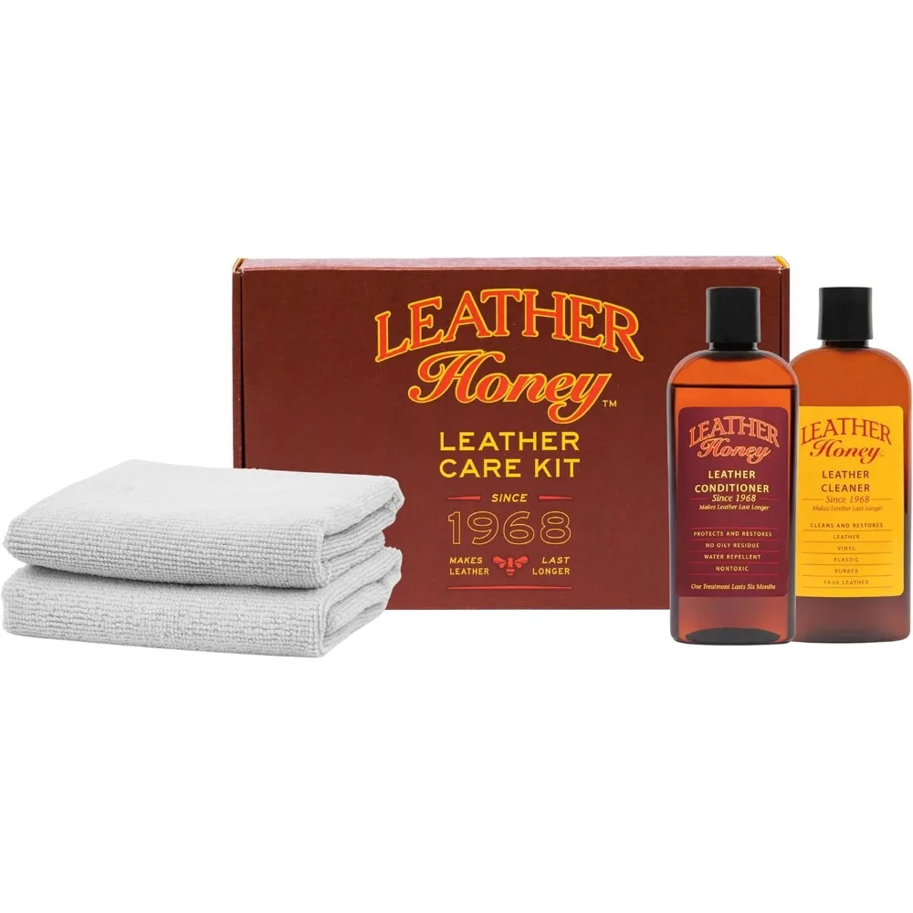 Complete Leather Care Kit Cleaner Conditioner Cloths Non Toxic Restore Couches Car Seats Jackets Shoes Bags Any Color
Complete Leather Care Kit Cleaner Conditioner Cloths Non Toxic Restore Couches Car Seats Jackets Shoes Bags Any Color
