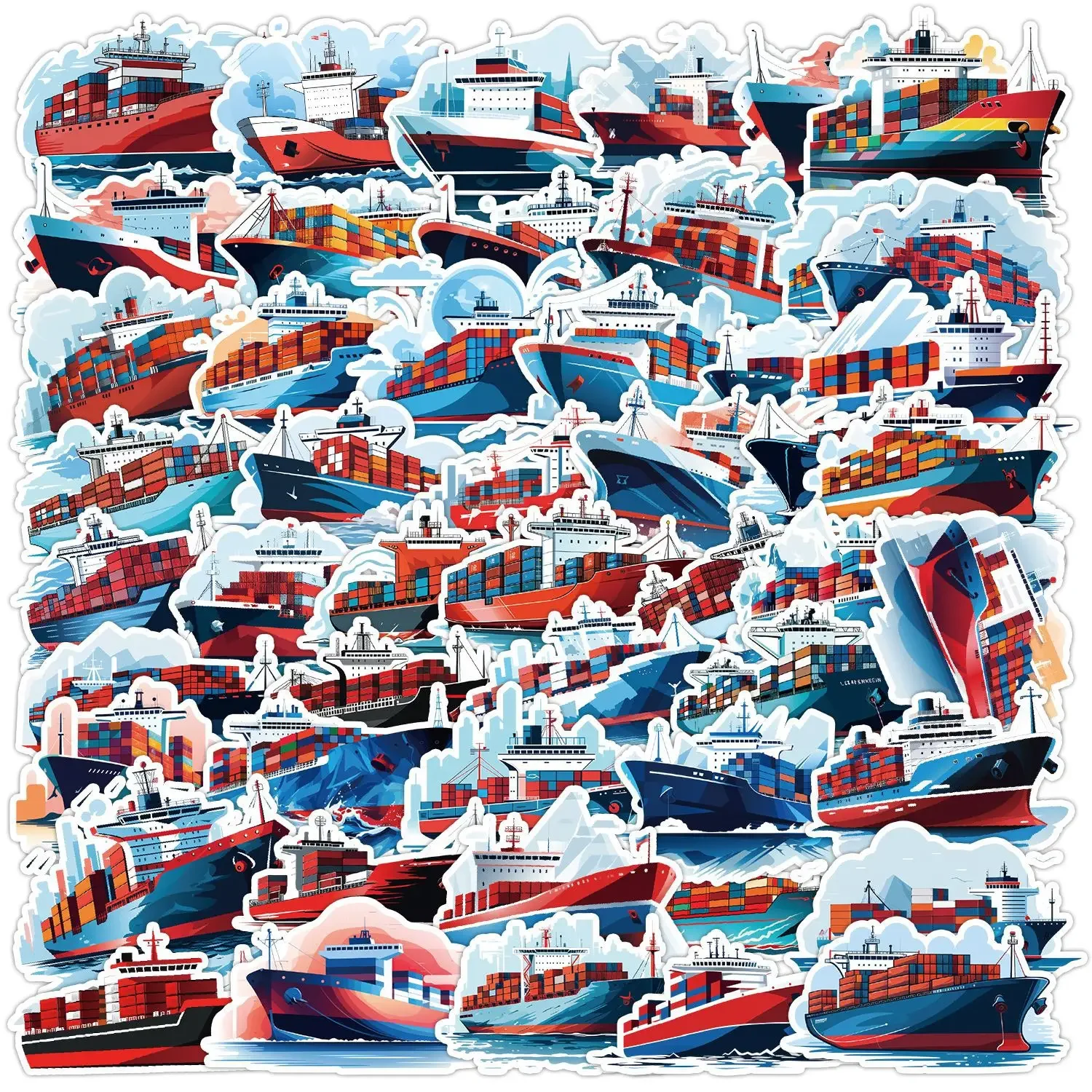 10/50PCS Cargo Ship Cartoon Graffiti Stickers Decoration Luggage Phone Guitar Skateboard Fridge Cup Car Helmet Classic Kid Toys
10/50PCS Cargo Ship Cartoon Graffiti Stickers Decoration Luggage Phone Guitar Skateboard Fridge Cup Car Helmet Classic Kid Toys