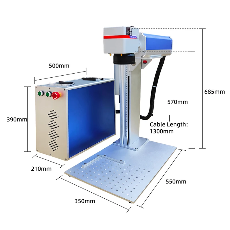 Portable Fiber Laser Marking Machine 20W/30W/50W Source, High-Precision CE Certified Laser Engraving Machine
Portable Fiber Laser Marking Machine 20W/30W/50W Source, High-Precision CE Certified Laser Engraving Machine