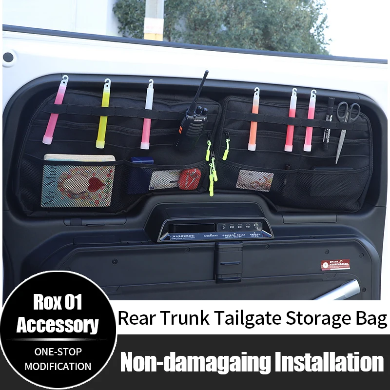 For ROX 01 JiShi 01 Rear Trunk Side Window Storage Bag Oxford Fabric Tailgate Storage Box Organizer Bag Car Interior Accessories
For ROX 01 JiShi 01 Rear Trunk Side Window Storage Bag Oxford Fabric Tailgate Storage Box Organizer Bag Car Interior Accessories