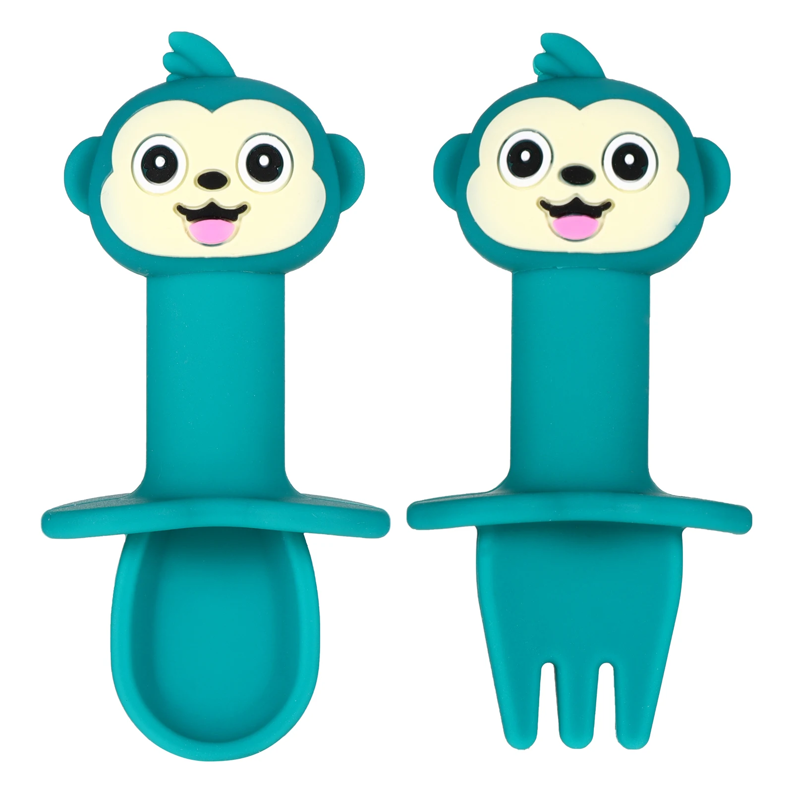 2Pcs Silicone Baby Spoon Fork Set Cartoon Infant Tableware Safe Food Grade Material Kids Eating Utensils Practical
2Pcs Silicone Baby Spoon Fork Set Cartoon Infant Tableware Safe Food Grade Material Kids Eating Utensils Practical