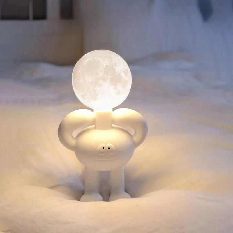 Nordic Minimalist Cartoon Cute Desk Lamp Creamy Style Ins Girls Bedside Table Creative Decoration Small Night Light
Nordic Minimalist Cartoon Cute Desk Lamp Creamy Style Ins Girls Bedside Table Creative Decoration Small Night Light