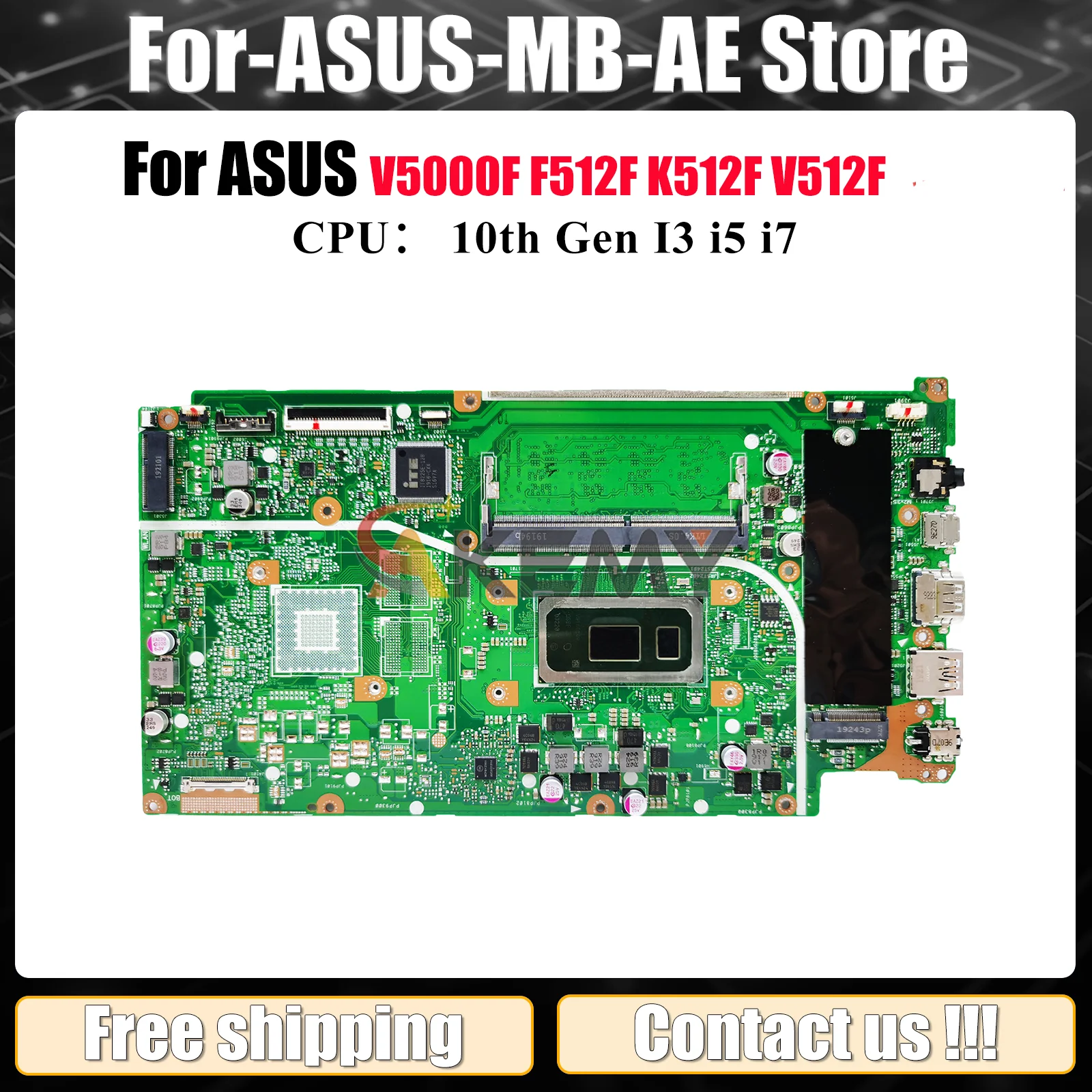 X512FA Laptop Motherboard For ASUS VivoBook X512FLC X512F X512FF X512FJ X512FB X512FL X512FJG V5000F Mainboard 10th Gen I3 i5 i7
X512FA Laptop Motherboard For ASUS VivoBook X512FLC X512F X512FF X512FJ X512FB X512FL X512FJG V5000F Mainboard 10th Gen I3 i5 i7