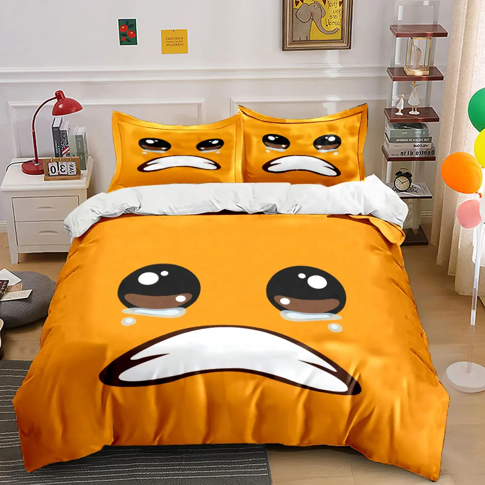 Cute Crying Orange Face Emoji 3PCS Bedding Set Soft Microfiber Duvet cover Pillowcase Set for Kids Teens Bedroom Decor
Cute Crying Orange Face Emoji 3PCS Bedding Set Soft Microfiber Duvet cover Pillowcase Set for Kids Teens Bedroom Decor