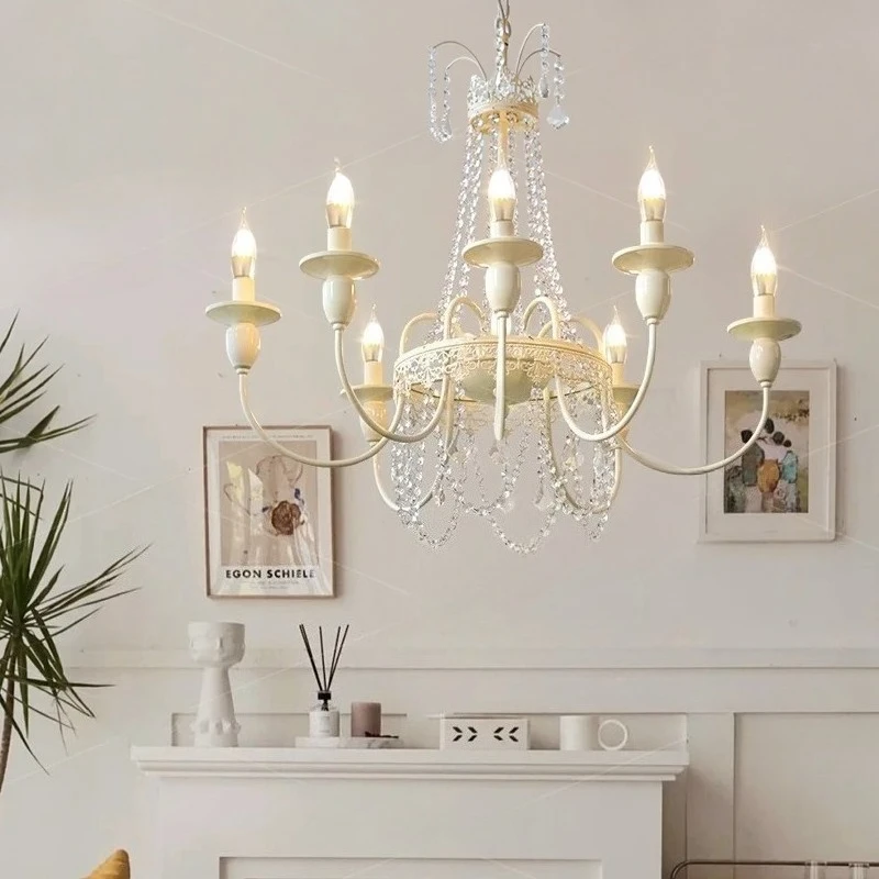 Classic Nordic Cream Style Living Room Chandelier Bedroom Princess Room Main Light Dining Room Lighting Fixtures Home Decoration
Classic Nordic Cream Style Living Room Chandelier Bedroom Princess Room Main Light Dining Room Lighting Fixtures Home Decoration