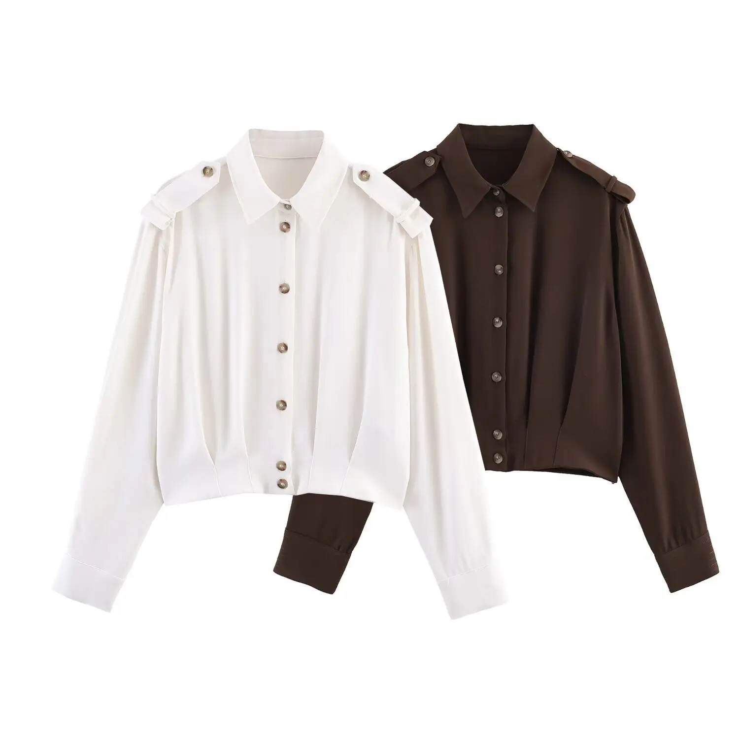 Womens Upper Body Spring New Solid Color Design Shirt for Daily Casual Stylish Versatile Comfortable Wear
Womens Upper Body Spring New Solid Color Design Shirt for Daily Casual Stylish Versatile Comfortable Wear