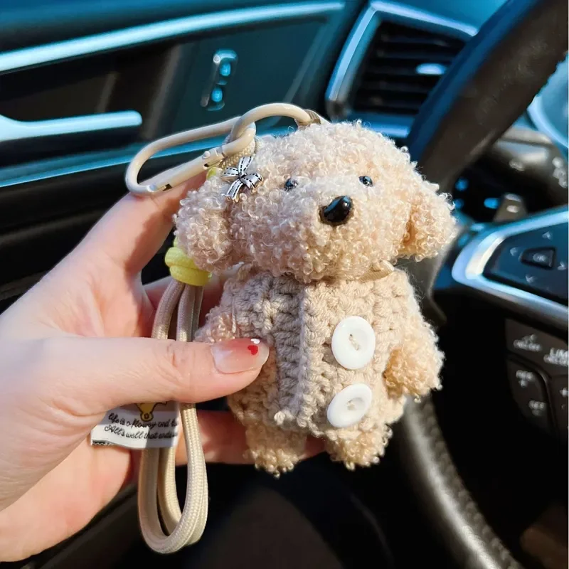 Adorable Cartoon Plush Bear Keychain Pendant Jewelry Accessory for Girls Small Heart-Shaped Bag Charm Doll Gift
Adorable Cartoon Plush Bear Keychain Pendant Jewelry Accessory for Girls Small Heart-Shaped Bag Charm Doll Gift