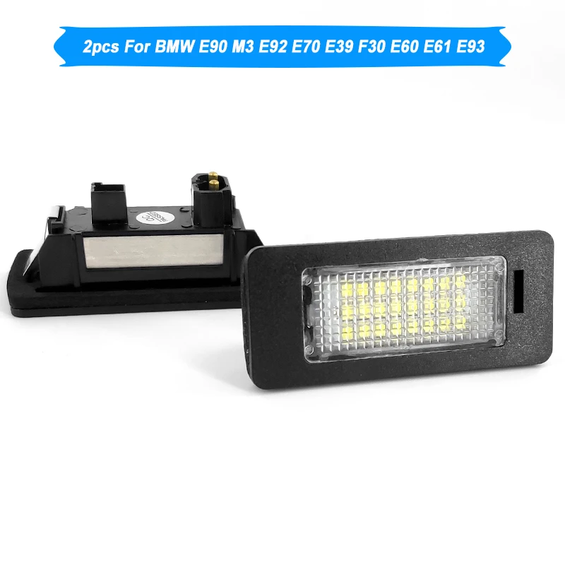 2pcs Led Car License Light Rear Lights Number Plate Lamp For E90 M3 E92 E70 E39 F30 E60 E61 Car LED Number License Plate Light
2pcs Led Car License Light Rear Lights Number Plate Lamp For E90 M3 E92 E70 E39 F30 E60 E61 Car LED Number License Plate Light