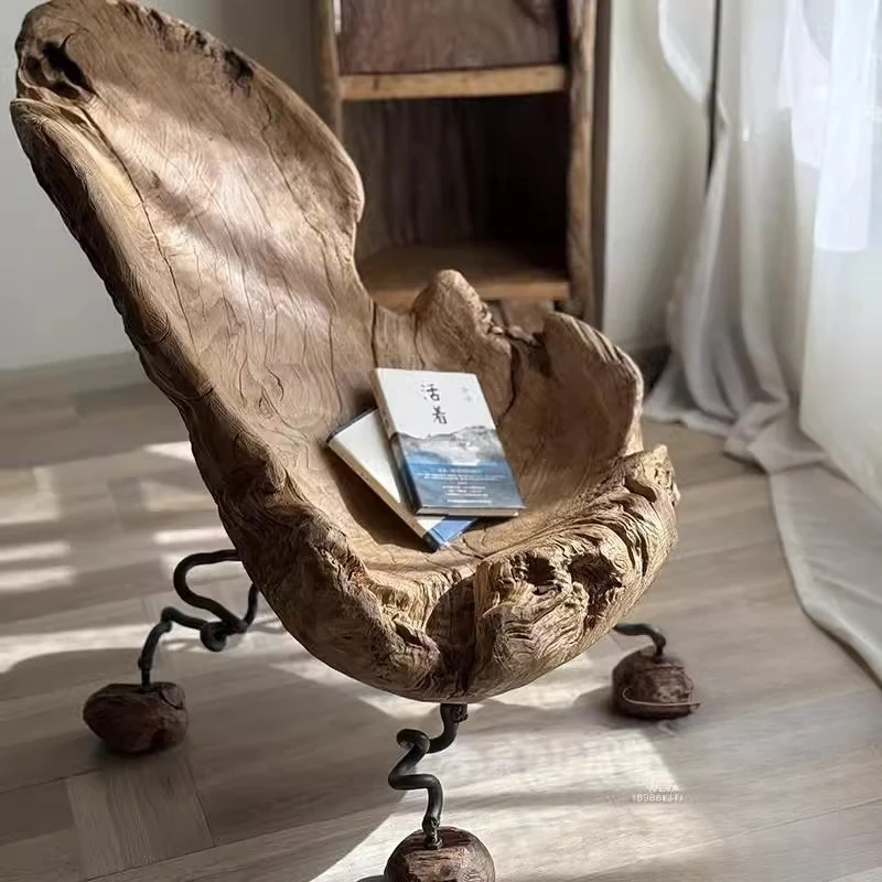 Original ecological designer solid wood chair, surprised by the dead wind log backrest stool, soft chair in homestay
Original ecological designer solid wood chair, surprised by the dead wind log backrest stool, soft chair in homestay