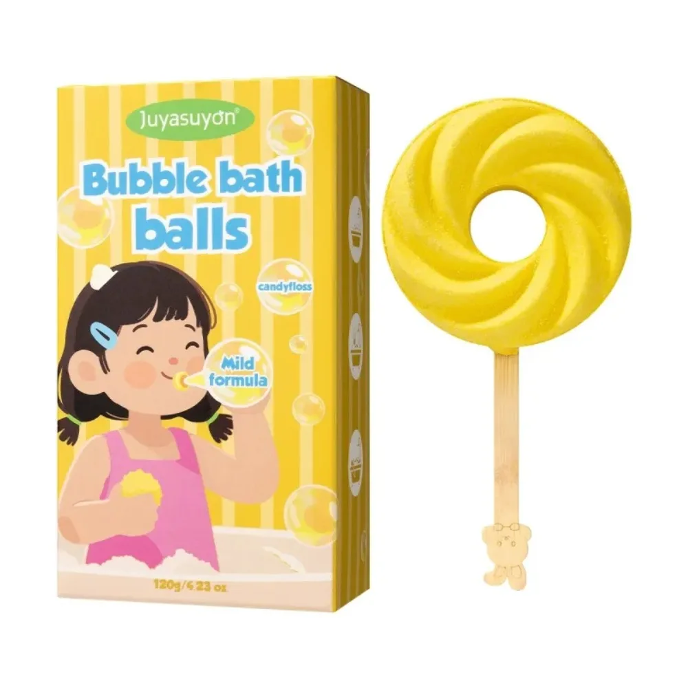 Cute Lollipop Bath Bath Tools Kids Bath Time Lollipop Shape Kids Bubble Bath Multifunctional Fun Blow Bubble Bath Salt Ball
Cute Lollipop Bath Bath Tools Kids Bath Time Lollipop Shape Kids Bubble Bath Multifunctional Fun Blow Bubble Bath Salt Ball