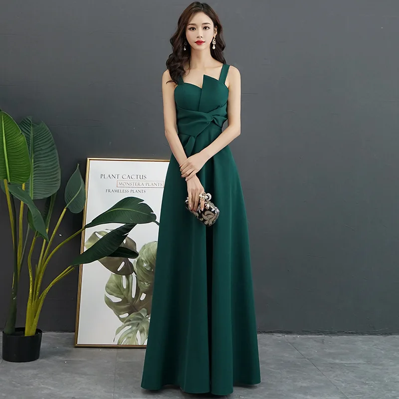 Evening Women's Summer Long Elegant Temperament Banquet High-end Socialites Annual Meeting Host Dress Bachelorette Party Dresses
Evening Women's Summer Long Elegant Temperament Banquet High-end Socialites Annual Meeting Host Dress Bachelorette Party Dresses