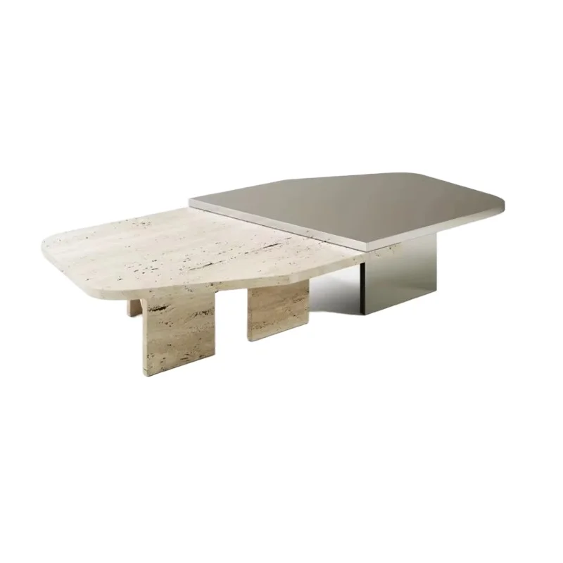 Современный классический натуральный мраморный плоский нерегулярный журнальный столик, комбинированный набор из стального металла для дома, гостиной
Современный классический натуральный мраморный плоский нерегулярный журнальный столик, комбинированный набор из стального металла для дома, гостиной