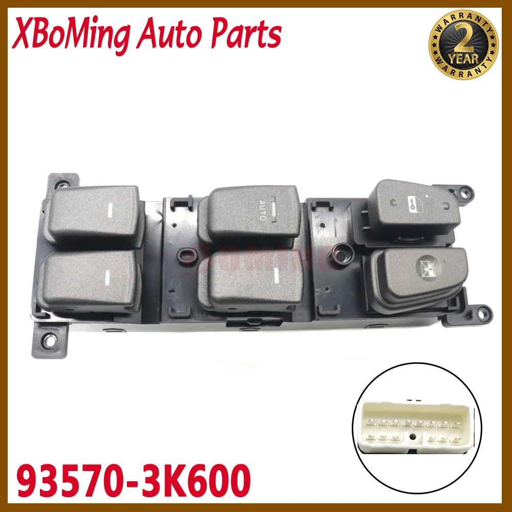 93570-3K600 Car Power Window Switch Control Master Switches For Hyundai Sonata 2008-2010 935703K600 641-51097L
93570-3K600 Car Power Window Switch Control Master Switches For Hyundai Sonata 2008-2010 935703K600 641-51097L