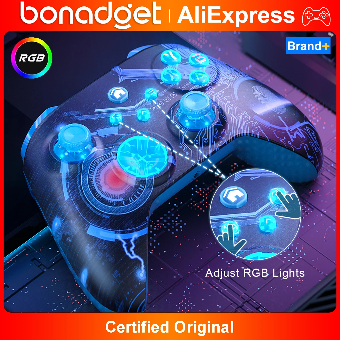 Wifi Controller For XBox One/S/X/Series S/X/PC/Steam BT Wireless Gamepads Adjust RGB Light Hall Effect 6 Axis Gyro Game Joystick
Wifi Controller For XBox One/S/X/Series S/X/PC/Steam BT Wireless Gamepads Adjust RGB Light Hall Effect 6 Axis Gyro Game Joystick