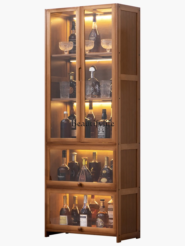 Modern Minimalist Small Wine Cabinet European-Style Solid Wood Home Wall Shelf Living Room
Modern Minimalist Small Wine Cabinet European-Style Solid Wood Home Wall Shelf Living Room