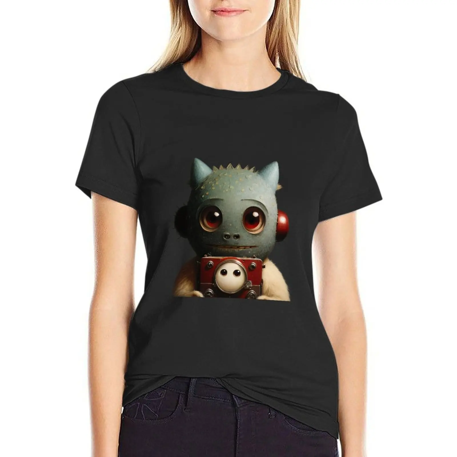 Strange Creature #02 T-shirt summer clothes funny summer top plus size t shirts for Women loose fit
Strange Creature #02 T-shirt summer clothes funny summer top plus size t shirts for Women loose fit