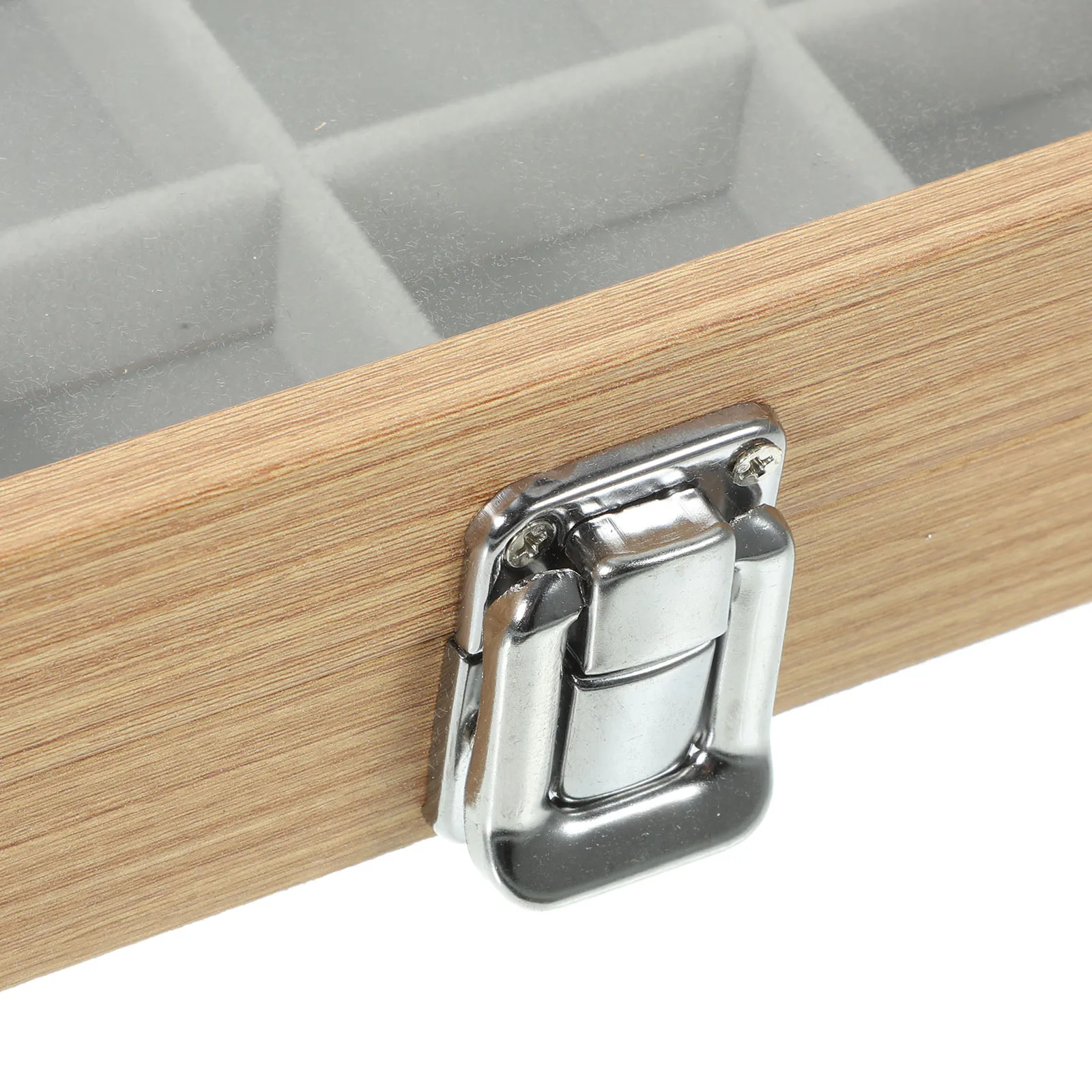 Wooden Jewelry 12 Grids Small Jewelry Box With Clear Lid Portable Clear Lid Storage Display Case for Accessories Organizer
Wooden Jewelry 12 Grids Small Jewelry Box With Clear Lid Portable Clear Lid Storage Display Case for Accessories Organizer