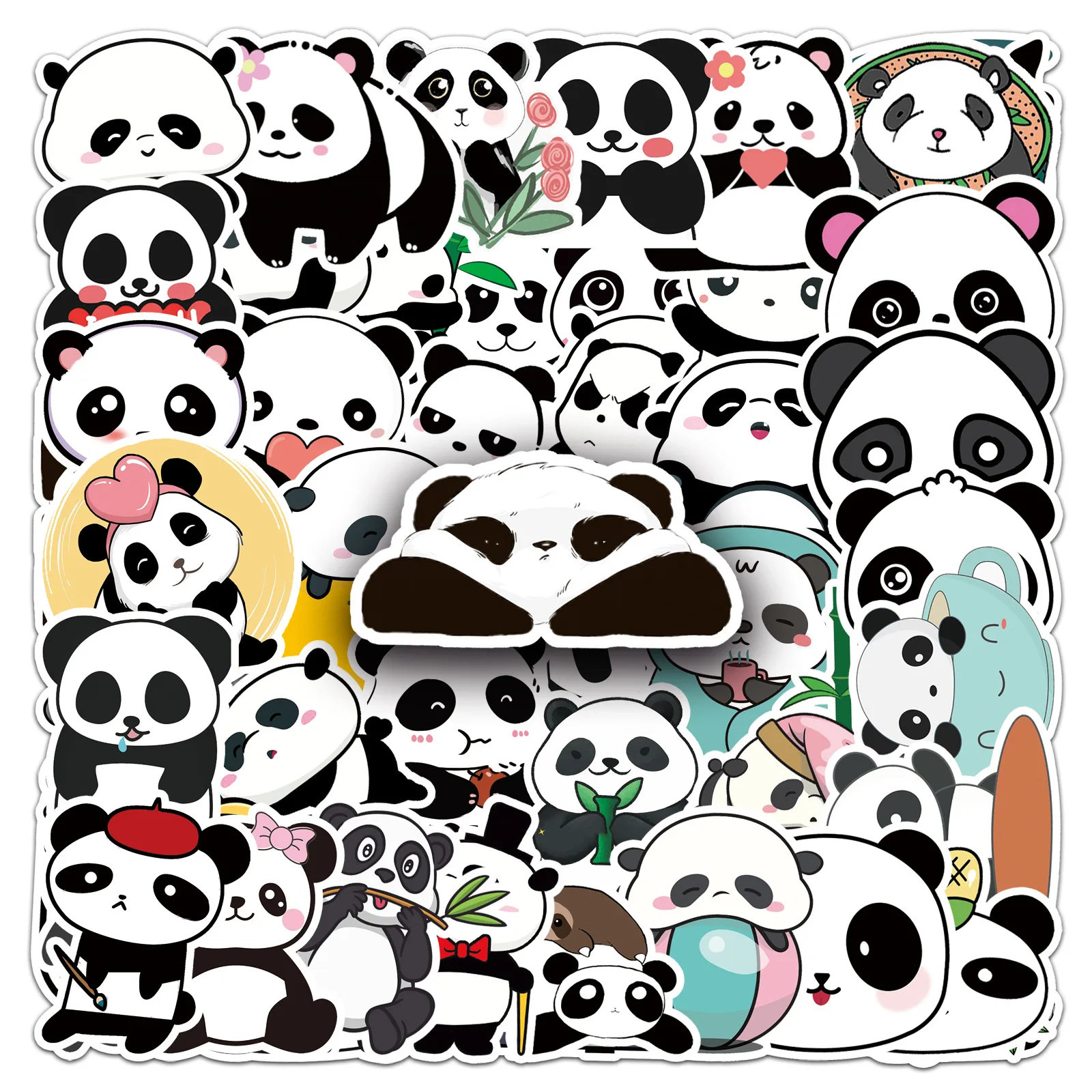 50Pcs cute panda graffiti DIY cartoon Decoratio phone Luggage Laptop Guitar Bike Skateboard fridge helmet Kid waterpro sticker
50Pcs cute panda graffiti DIY cartoon Decoratio phone Luggage Laptop Guitar Bike Skateboard fridge helmet Kid waterpro sticker