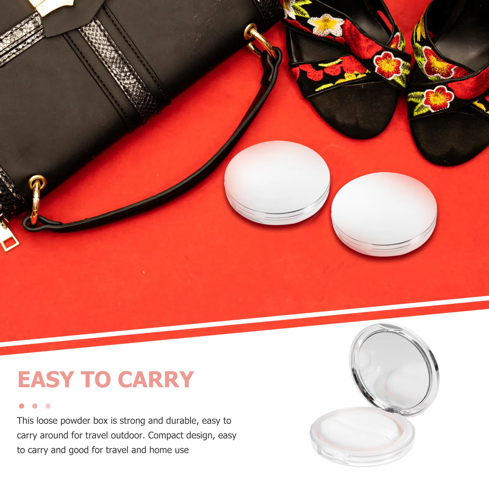 2Sets Loose Powder Box Premium Portable Flip-Type Powder Case with Puff for Travel Makeup Storage Refillable Beauty
2Sets Loose Powder Box Premium Portable Flip-Type Powder Case with Puff for Travel Makeup Storage Refillable Beauty