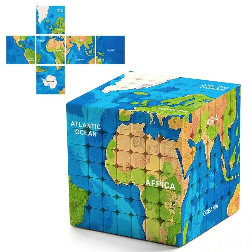 NEW 7x7 Map Cube Speed Cube Stickerless Earth Cube 7x7x7 Speed Puzzle Cubes Toys Gift Cubo Magico 6-12y Packing Cubes
NEW 7x7 Map Cube Speed Cube Stickerless Earth Cube 7x7x7 Speed Puzzle Cubes Toys Gift Cubo Magico 6-12y Packing Cubes
