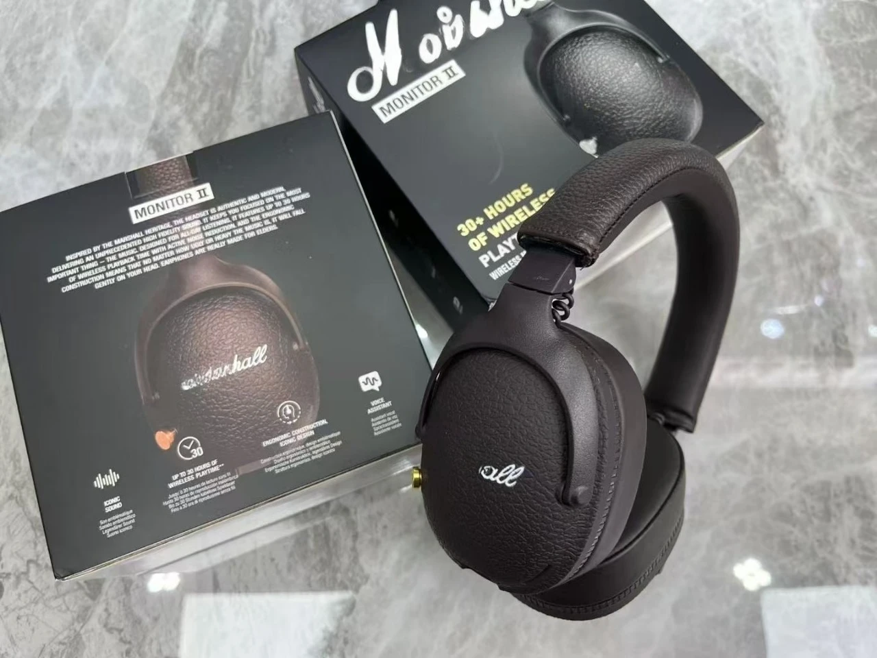 Suitable for Marshall MONITOR2 generation head mounted wired wireless Bluetooth earphones with heavy bass Marshall
Suitable for Marshall MONITOR2 generation head mounted wired wireless Bluetooth earphones with heavy bass Marshall