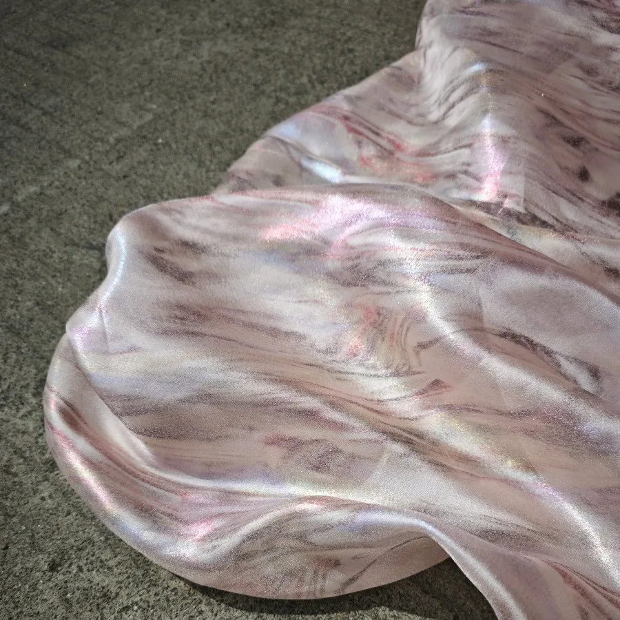 Pearl Iridescent Tulle Fluorescent Organza Fabrics Shiny Designer Stage Wedding Decor Voile Transparent Handmade Materials
Pearl Iridescent Tulle Fluorescent Organza Fabrics Shiny Designer Stage Wedding Decor Voile Transparent Handmade Materials
